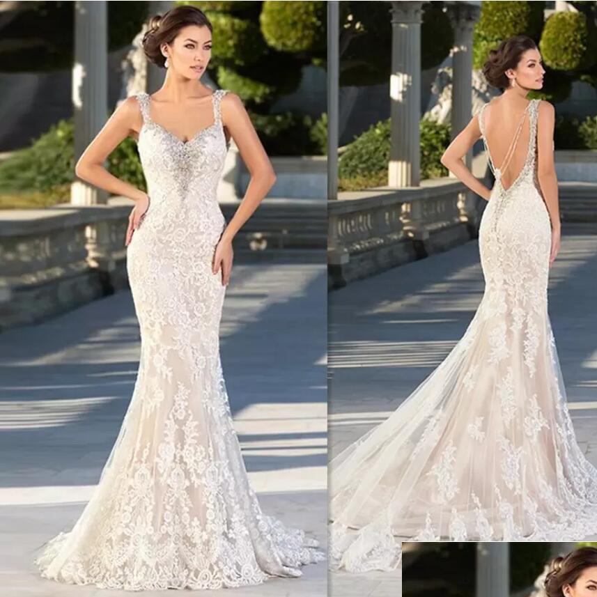 

Mermaid Wedding Dresses Zuhair Murad Lace Appliques V Neck Bridal Gowns Sexy Backless Sweep Train Dress Robe De Drop Delivery Party E Dhndf, Just for a handbag