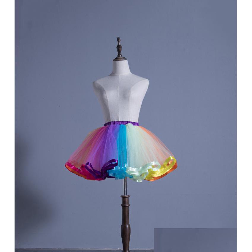 

Girls' Petticoats Colorf Short Children Petticoat Dance Ball Gown Slip For Flower Girls High Quality Kids Accessories Drop Delivery Dh23M, White