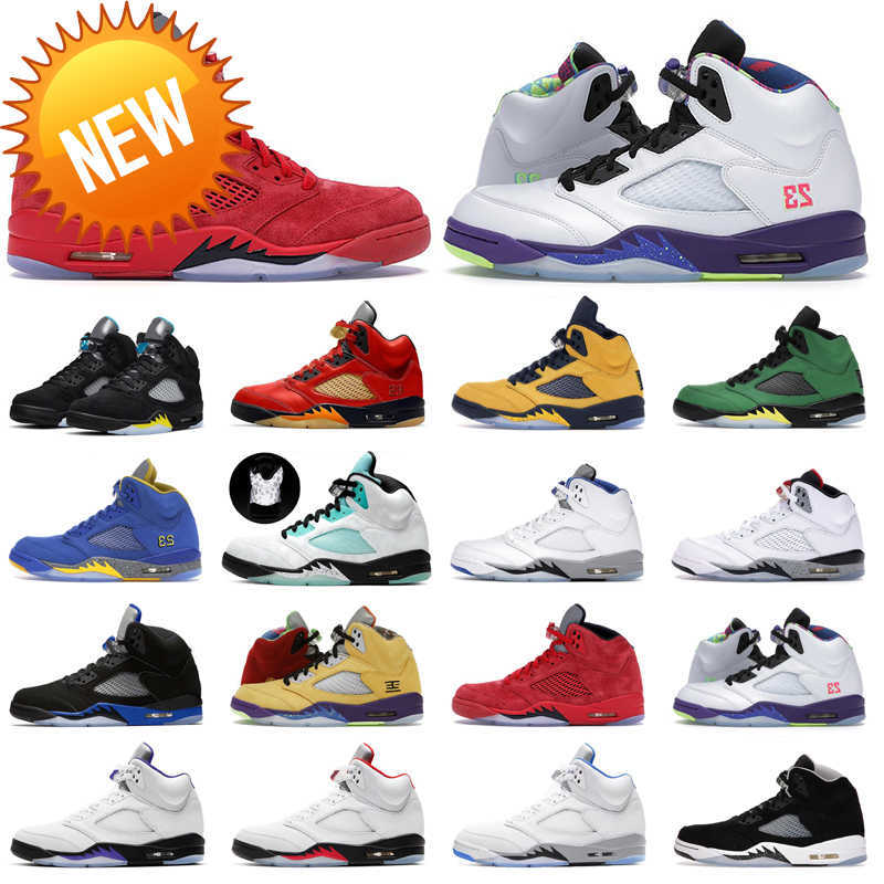 

NEW Fire Red 5 5s jumpman men basketball shoes Hyper Royal Concord What The Shattered Backboard mens trainers sports sneakers, #25