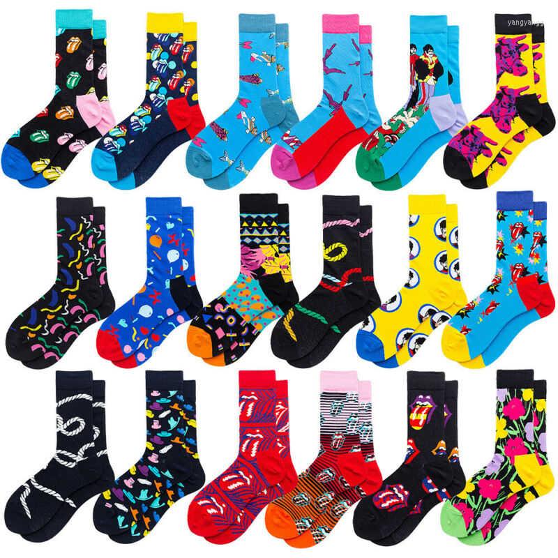 

Men's Socks Colorful Cotton Mens Funny Harajuku Graphic For Christmas Gift, 12