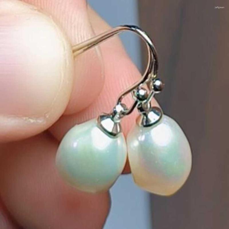 

Dangle Earrings 10-11MM Natural Baroque White Pearl 14K Lucky Christmas Diy Classic Mother's Day Freshwater Easter Thanksgiving