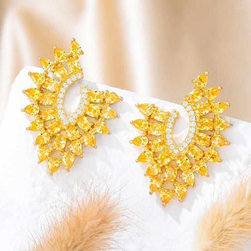 

Dangle Earrings GODKI Trendy Luxury For Women Wedding Party Dubai Bridal Jewelry Boucle D'oreille Femme Gift 2022