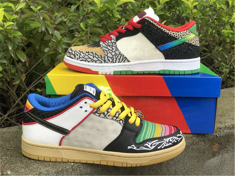 

Authentic dunks What The Paul Shoes Low MULTICOLOR 3M Reflective Men Women Sports Sneakers With Original box Size US4-13, 32