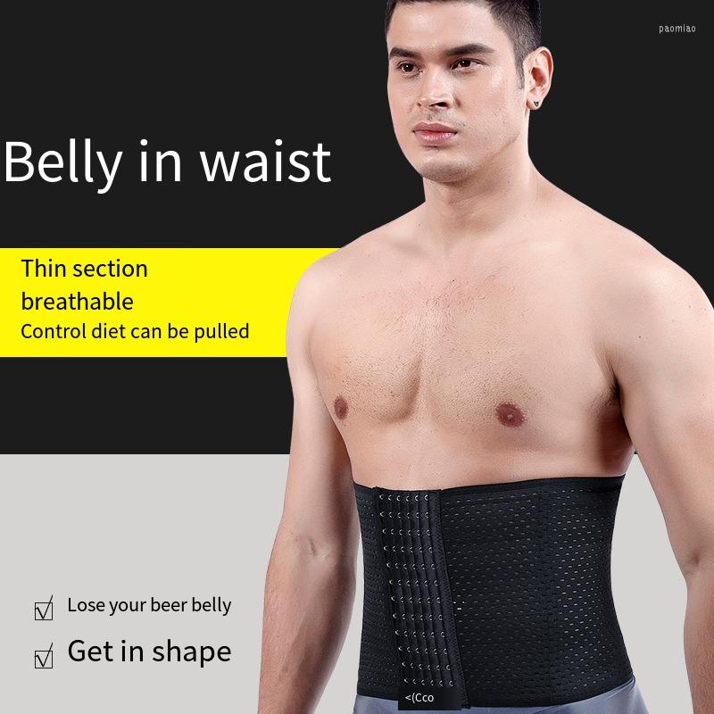 

Men's Body Shapers Men's Belly Girdle Fitness Waist Support Beer Reduction Tight Sports And Abdominal Sculpting Underwear
