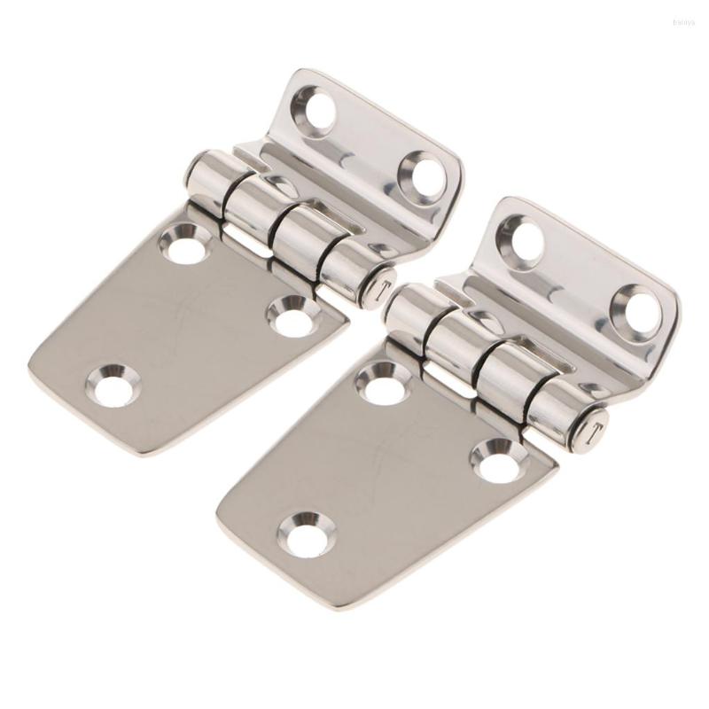 

All Terrain Wheels 2 Pcs Stainless Steel Hinges Boat Door Hinge Fitting For Yacht 75 X 40 Mm