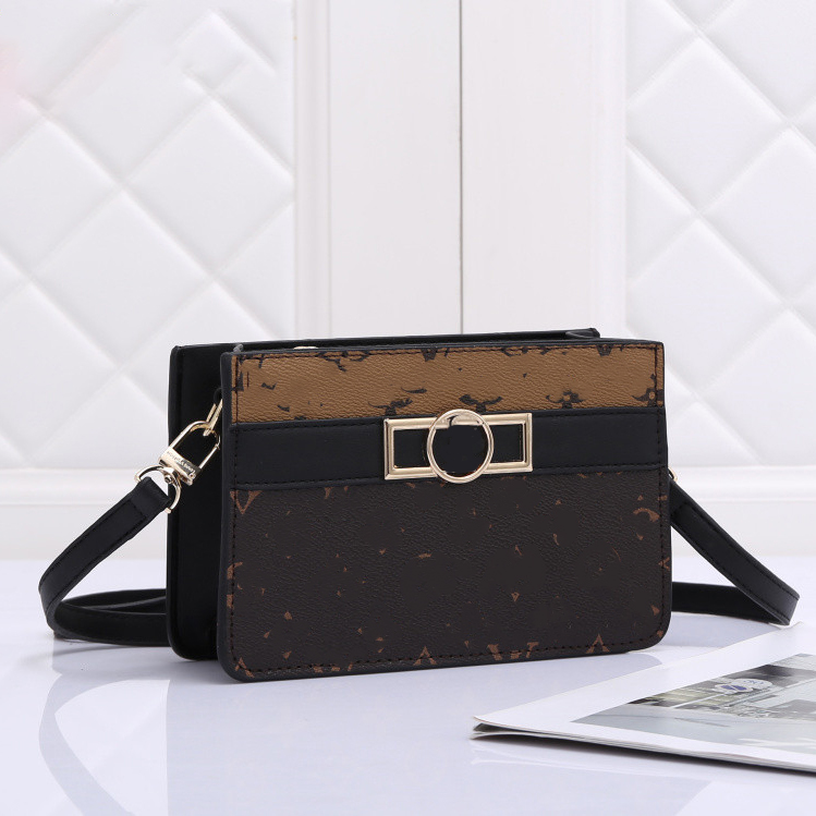 

Top Luxury Designer Real Leather Bag Women's Shoulder Bag Handbag Luxury Crossbody Bag Fashion Messenger Wallet, Brown