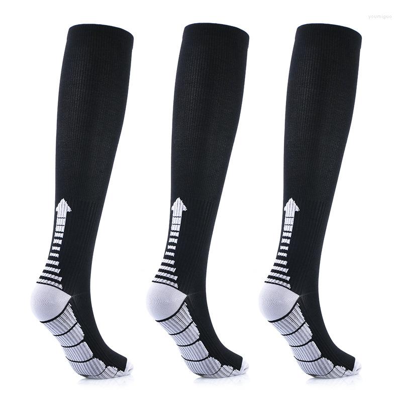 

Men's Socks Compression For Men Women - Stockings Running Sale Athletic Edema Diabetic Varicose Veins Travel, Black