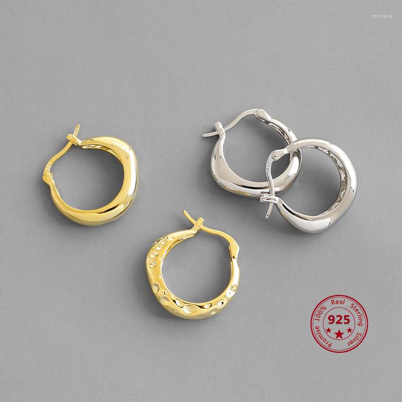 

Hoop Earrings European And American Fashion Trend S925 Sterling Silver Cold Wind Wild Personality Jewelry