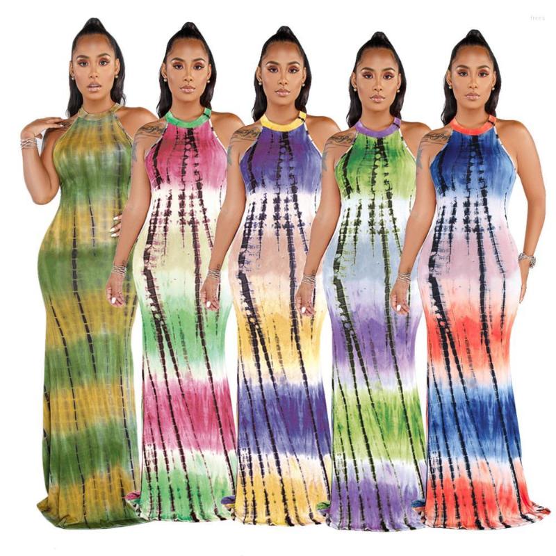 

Casual Dresses Sexy Summer Maxi Dress Women Print Halter Long Beach, Smr9292 04
