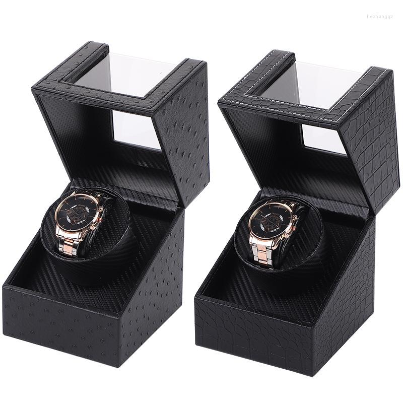 

Watch Boxes High-end Men's Mechanical Quartz Case Winder PU Leather Material The Gift Display For A Friend Organizer