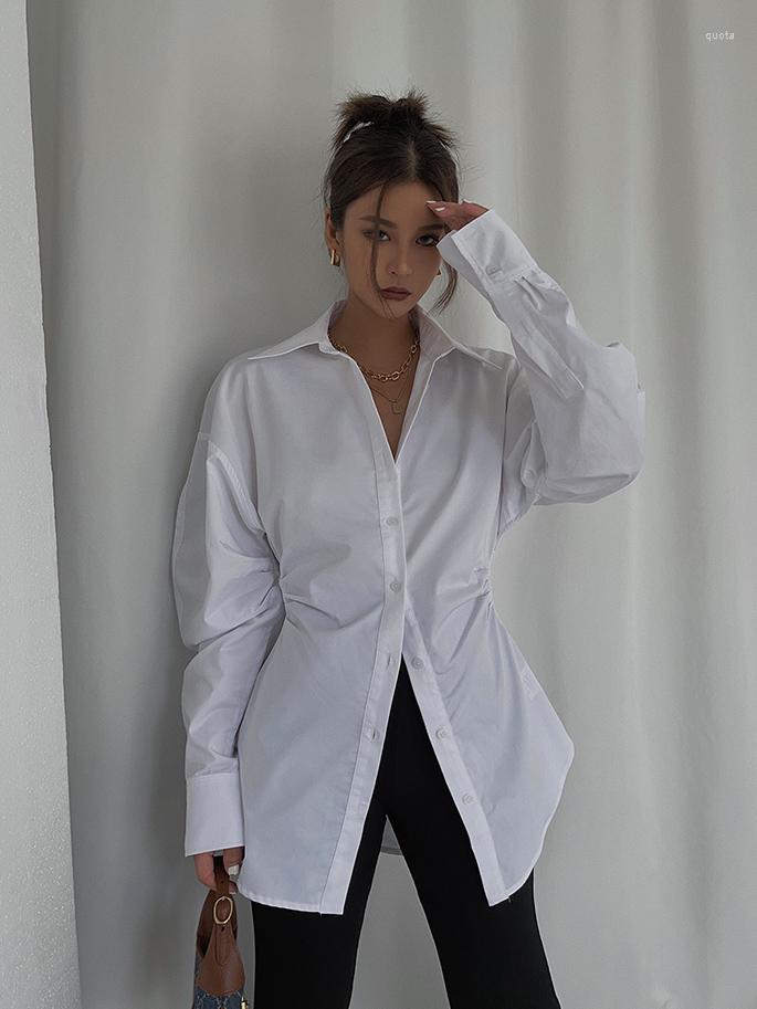 

Women' Blouses Woman Long Sleeve White Blouse Shirt, Picture shown