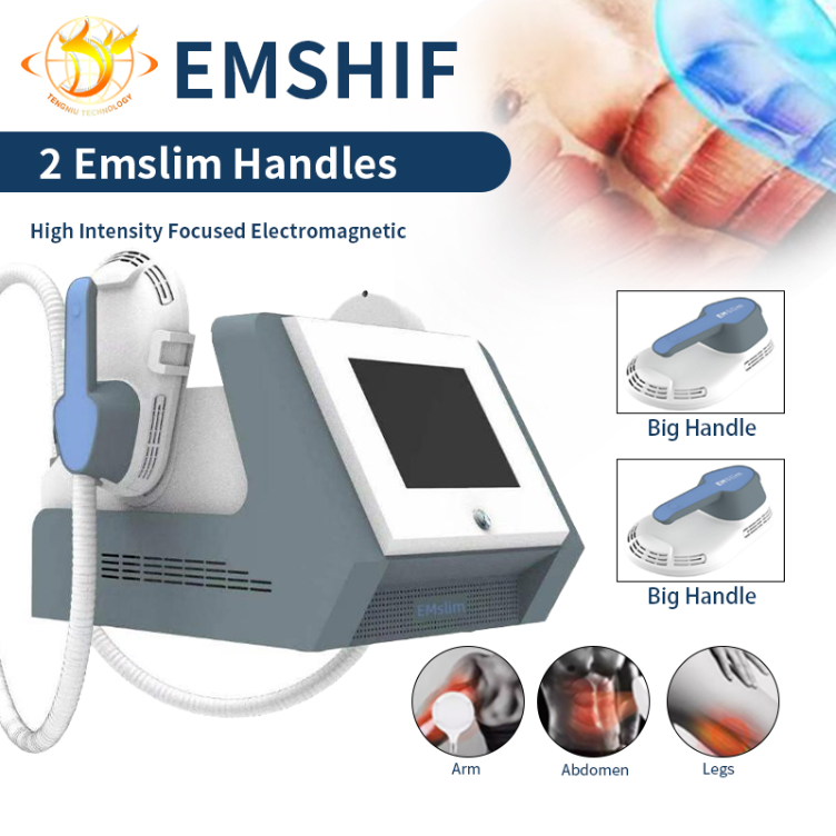 

Slimming Machine Electromagnetic Muscle Stimulationemslim Em Slim Body Slimming Machine Body Contouring Machine Two Applicators Burn Fat