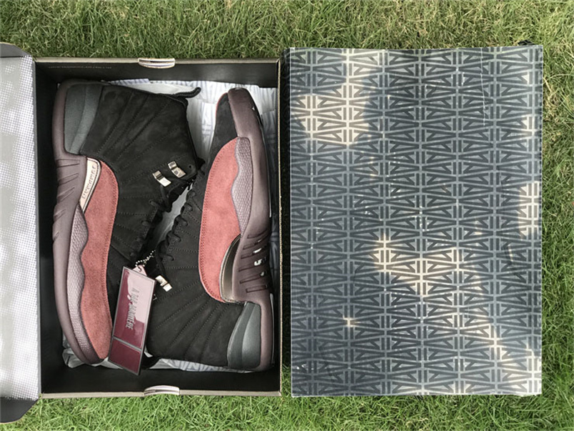 

2023 Authentic 12 A Ma Maniere Basketball Shoes Violet Ore BLACK-BURGUNDY CRUSH Men Women Sports Sneakers With Original box DV6989-001