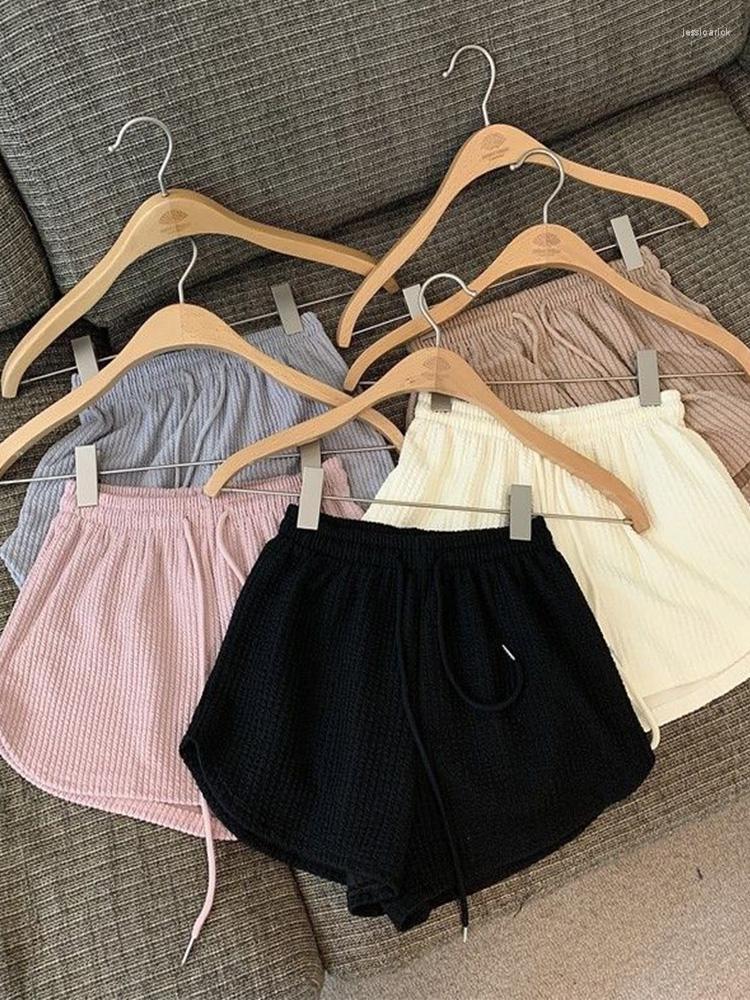 

Women's Shorts Casual Soild For Women Clothes Drawstring Ropa De Mujer Office Lady Outfits Sportswear Streetwear High Waist Short Pant, Grey pant