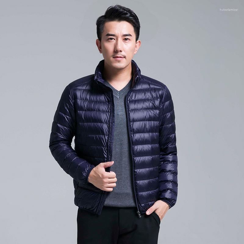 

Men's Down 2022 Light Jacket Stand Collar Winter Coat Plus Size, Royal blue vest
