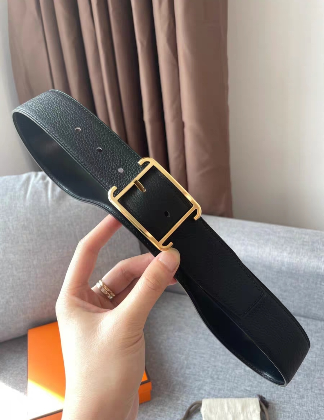

High-end Top H TOGO leather belts for mens and womens designer luxury letter buckle belt Fashionable men charm decoration38 mm HT0011, Customize