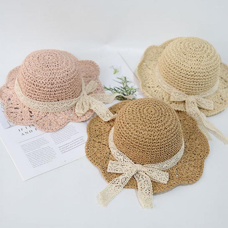 

Hats Girls Hat Adjustable Hollow Out Children Kids Braided Dome For Hiking, Pink