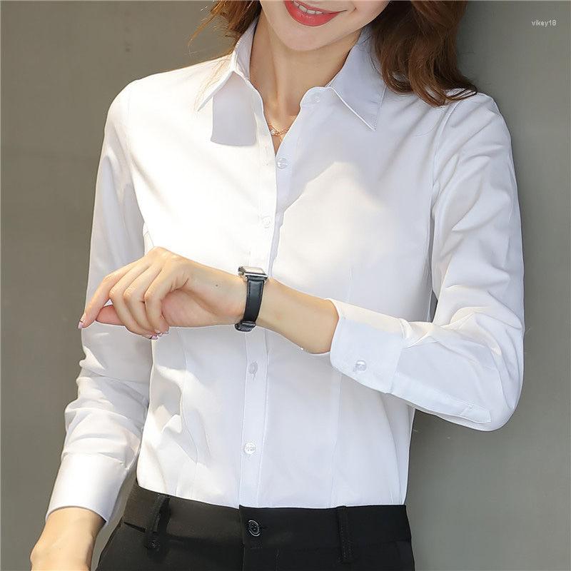 

Women' Blouses Large Size Shirt Blouse Women Blusas Ropa De MujerWhite Women' Long-Sleeved