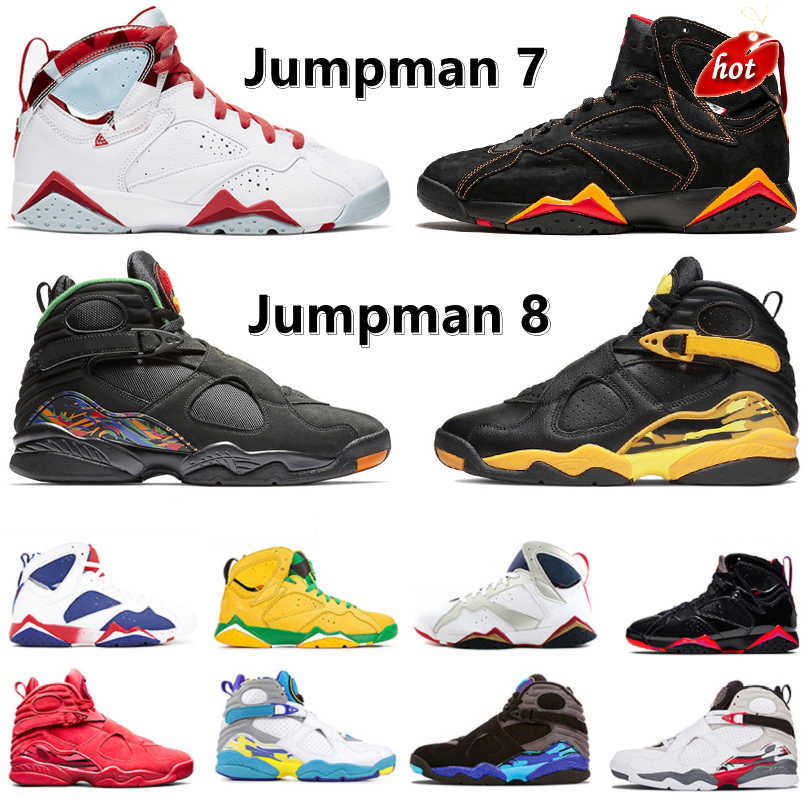 

Jumpman AMG 7 8 men Retro Basketball Shoes 7s Citrus Bordeaux Topaz Mist Patent Leather Flint 8s Taxi Aqua Raid South Beach Peat Reflective, Color#8