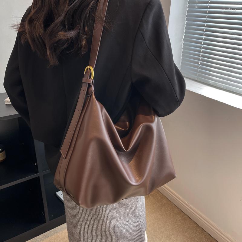 

Evening Bags Ladies Casual Shoulder Solid Color Leather Soft Fabric Crossbody Fashion Women Zipper Tote Designer Handbags, Black