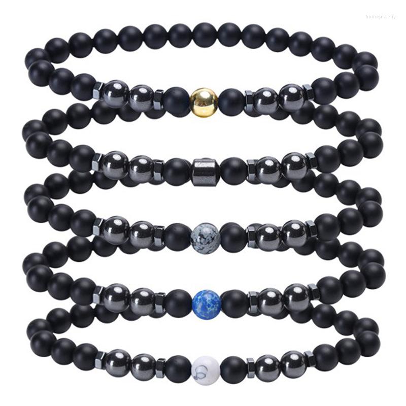

Anklets Anti Swelling Black Obsidian Slimming Bracelet Anklet Yoga Energy Prayer Beads String Jewelry For Women Men Bracelets