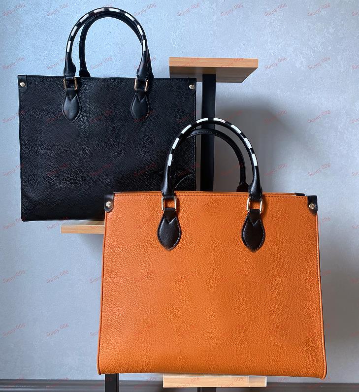 

The Tote Bag Designer Totes Luxury Tote Bags Fashion Handbag High-Capacity Handbags Multi Color Embossed Pattern No Zipper, Yellow