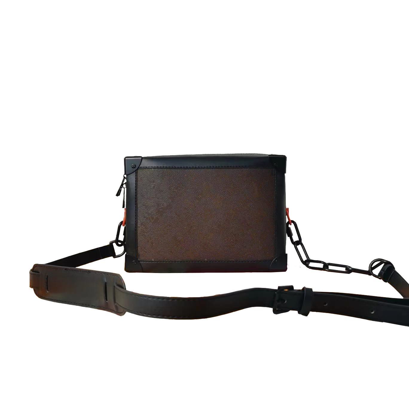 

Genuine leather shoulder bags Square box Women Crossbody Soft Trunk messenger totes handbags Taurillon Mono Crossbodys purses