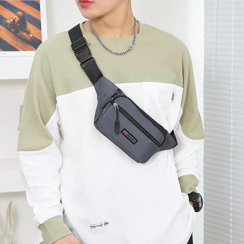 

Outdoor Bags Women Men Fanny Pack Waist Belt Bag Canvas Purse Travel Camping Hiking Pocket Belly Pouch For Phone Coins, Black