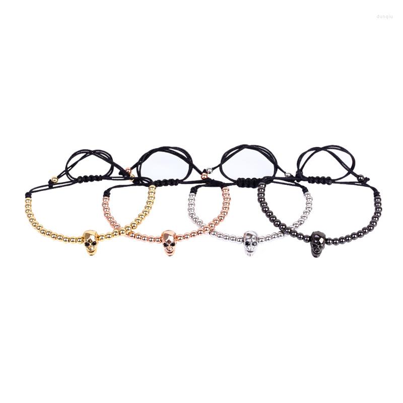 

Charm Bracelets Anil Arjandas Men Macrame Braided & Bangle 4mm Metal Balls Rope Braid Bracelet Lover's Gift