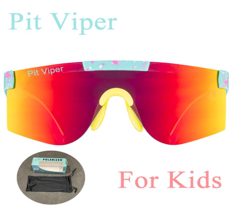 

Outdoor Eyewear Sunglasses PIT VIPER XS Kids 38 Years Old Polarized For Boys Girls Sport Fishing UV400 Sun Glasses With Box 221119462478