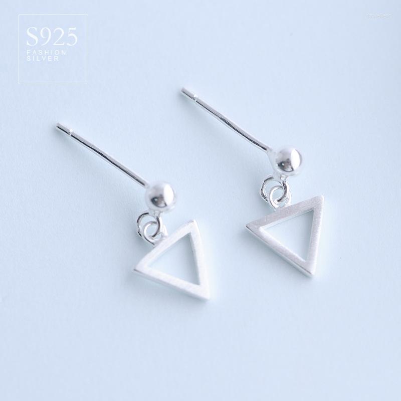 

Stud Earrings 925 SterlingSV Female Simple Triangle Jewelry Women Gifts