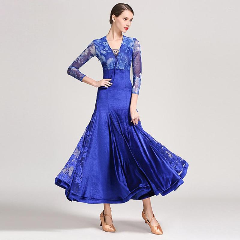 

Stage Wear MEI YU S9049 Modern Dance Costume Women Ladies Dancewear Waltzing Tango Dancing Dress Ballroom Evening Party, Black
