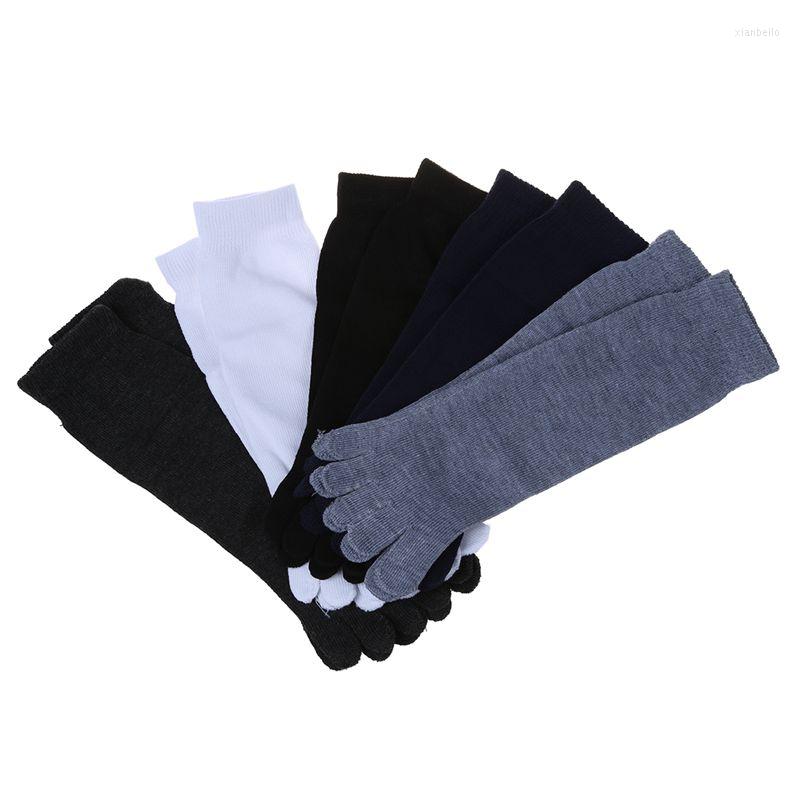

Men's Socks 5 Pairs Fashion Men Five Fingers Separate Toe, Picture shown