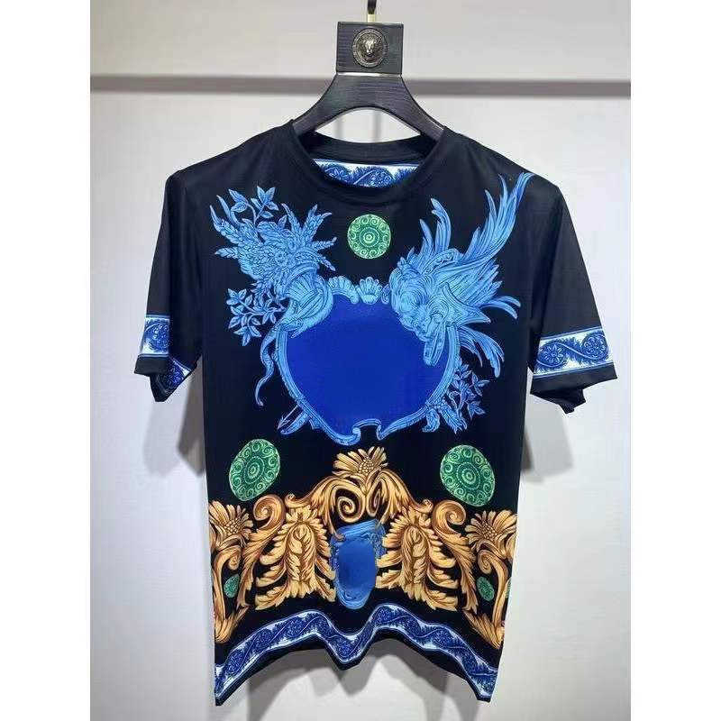 

Summer designer t shirt men sweatshirt medusa printed short sleeve tshirt hip hop oversize pullover tee mens T-shirt 24 colors, No.1