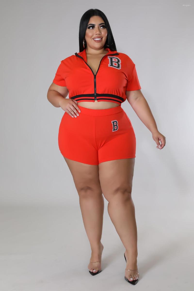 

Women's Tracksuits POFGD 2022 Women's Biker Short Sleeve Zippers Summer Pant Shorts 2PCs Set Matching Sets Sexy Club Birthday Outfits, Pink