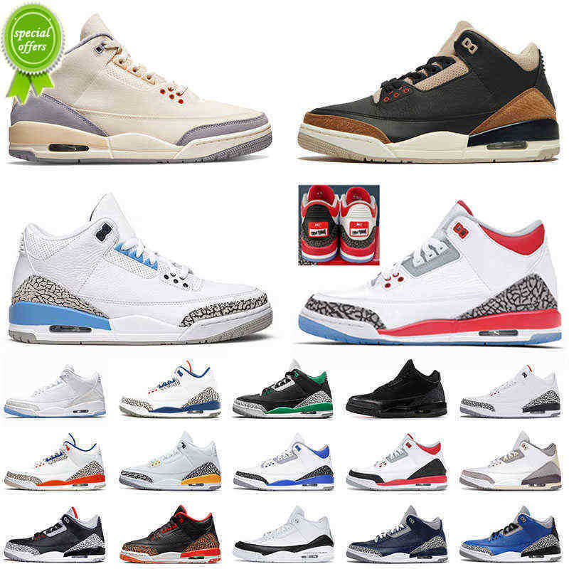 

TOP Basketball Shoes Trainers Designer Sneakers Desert Elephant Fragment Black Cement White Jumpman 3 3S Iii Mens Muslin Shady Patchwork, 36-47 cardinal red