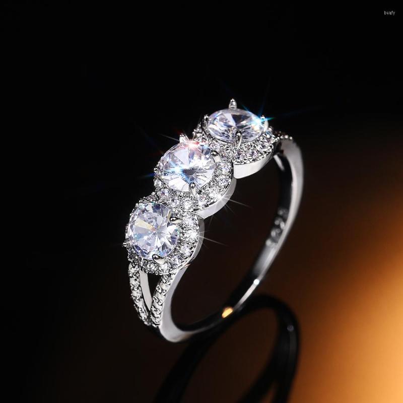

Wedding Rings CAOSHI Temperament Engagement For Women Charming Cubic Zirconia Jewelry Party High Quality Anniversary Gift