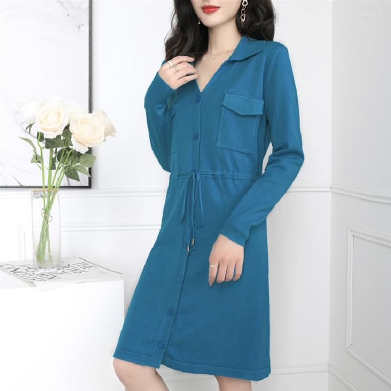 

Casual Dresses 2023 Autumn And Winter Long Sleeve Sweater Dress Lili55, 01