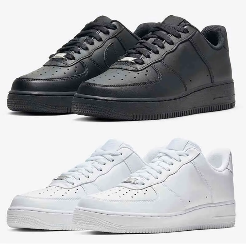 

Basketball Shoes Trainers Sports Sneakers White Black High Low Cut Airforces 1 Af1 Classic Airforce One Skateboarding Airforces Ones For VVx