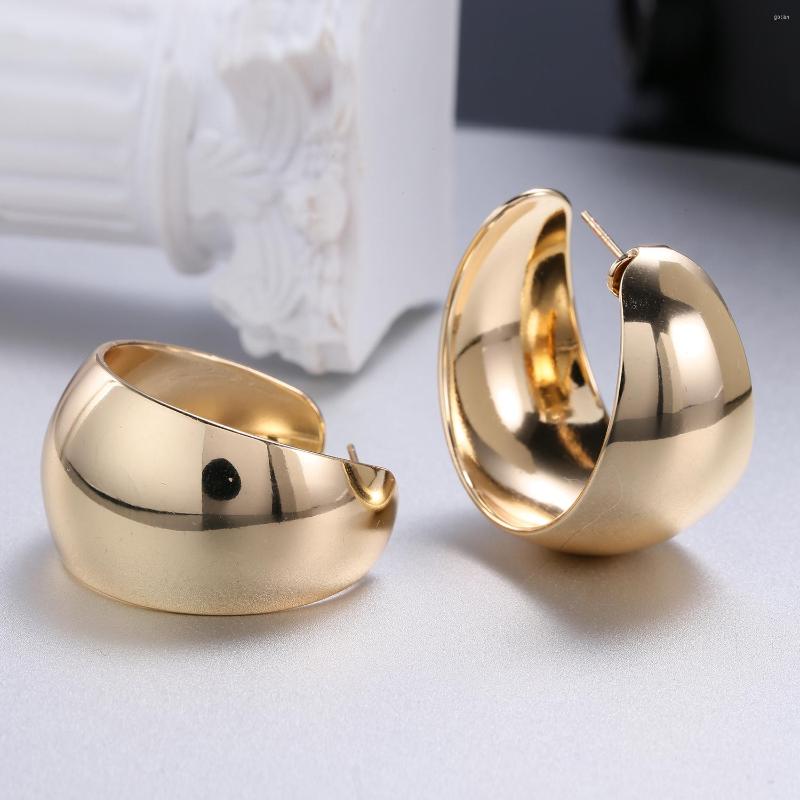 

Hoop Earrings Simple Small Geometric Metal Stud For Women Lady Classic Vintage Statement Brincos Fashion Jewelry Valentine Gift