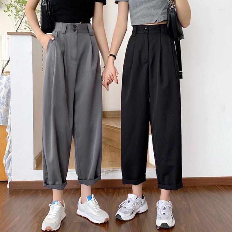 

Women's Pants Gray Sweatpants For Women 2022 Autumn Baggy Fashion Oversize Sports Balck Trousers Female Joggers Streetwear L-4XL