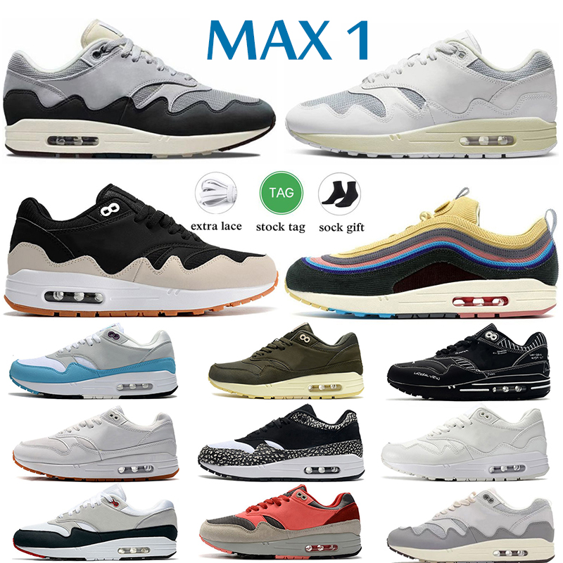 

Fashion Patta Waves 1 Running Shoes Monarch 1s 87 Treeline Dirty Denim Safari Trainers Cactus Jack Amsterdam Sports Max Sneakers Size 36-45 With Socks, #25 40-45