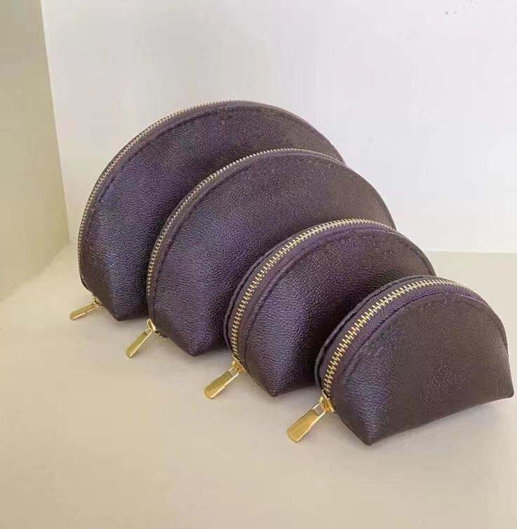 

designer Women cosmetic bags 4pcs/set fashion makeup bag classic brown travel make up pouchs ladies clutch purses zipper wash toiletry pouch handbag wallet, White plaid