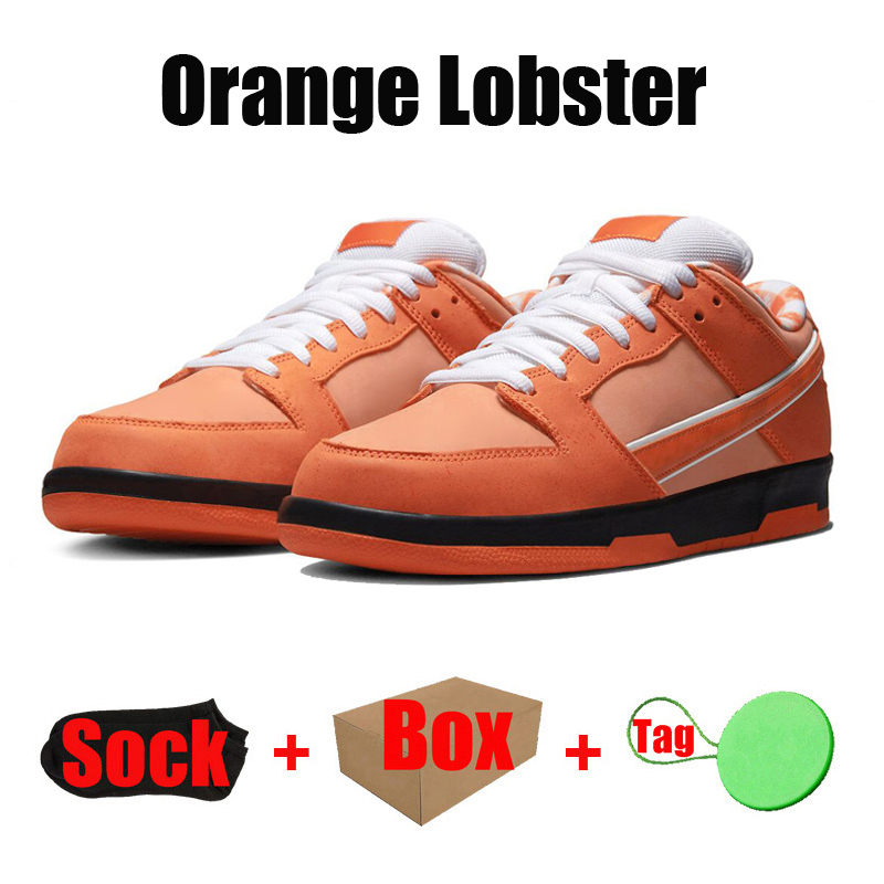 

With Box Panda running shoes for mens womens shoe UNC Orange Lobster University Blue Triple Pink GAI Grey Fog Coast Varsity Green trainers, #9 university red 36-48