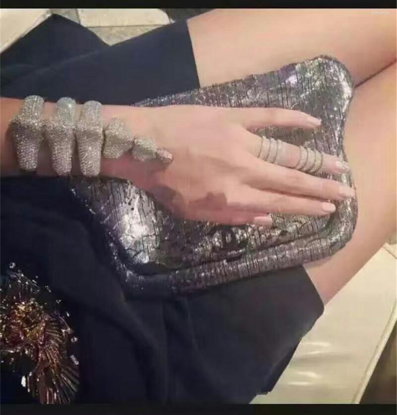 

Anklets Xd197 Luxury Wedding&Party Jewelry For Women Fashion Cute&sweet CZ Fancy Stones Crystal Shinning Long Drop Tassel Db