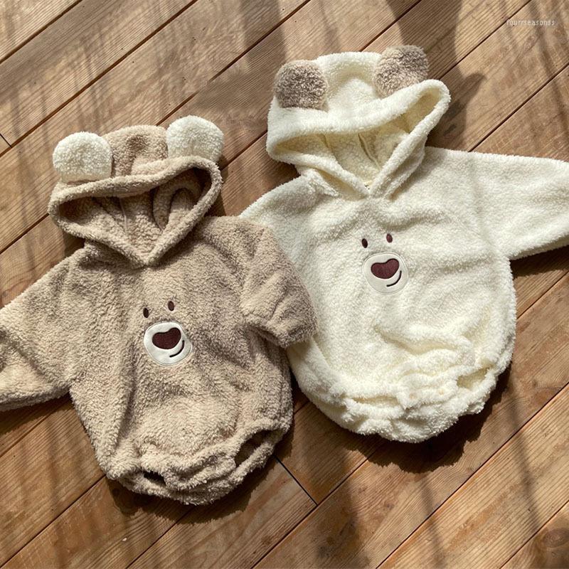 

Rompers Born Baby Girl Winter Clothes Fleece Hoody Long Sleeve Romper Outifts Fashion Cute Bodysuits Boy Ropa De, 1pc beige pantyhose