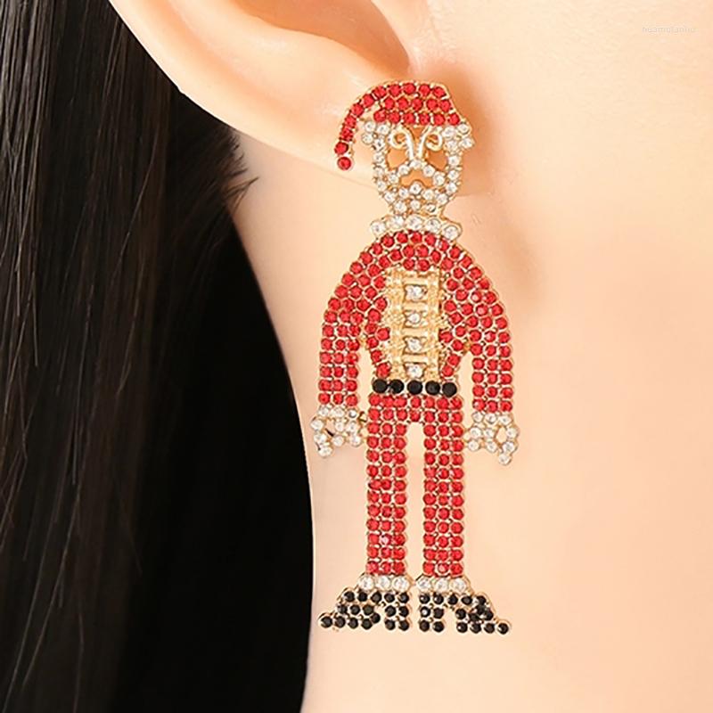 

Dangle Earrings ZHINI Personality Old Man For Women Girl Simple Charming Colorful Crystal Statement Earring Jewelry 2022