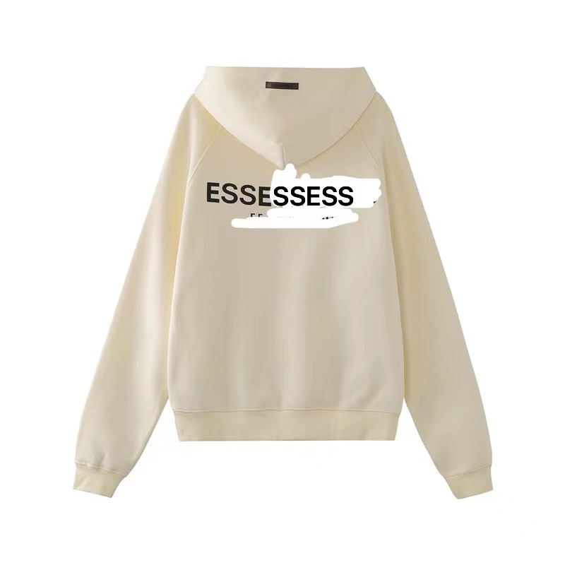 

Ess Warm Hooded Hoodies Mens Womens Fashion Streetwear Pullover Sweatshirts Loose Lovers Tops Clothing Habu, Beige