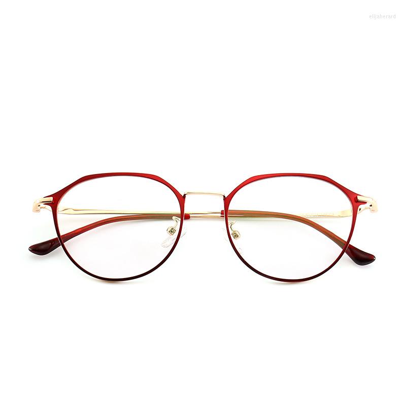 

Sunglasses Frames Vintage Glasses Frame Women Metal Retro Irregular Clear Eye Men Optical Prescription Eyeglasses Eyewear Oculos