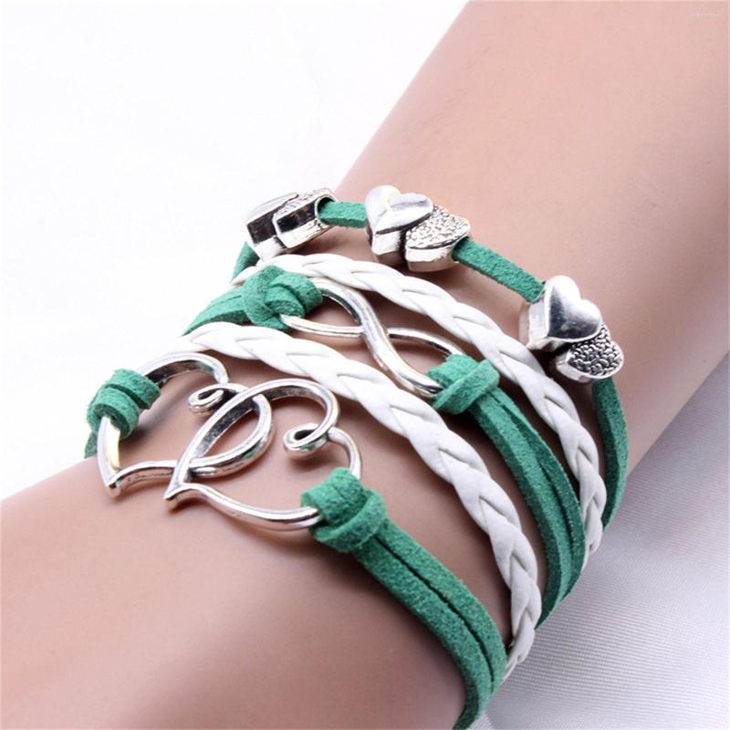 

Bangle Western Costumes For Women Boho Bracelet Adjustable Surfer Heart Men Thin String Rope Handmade Dzo9